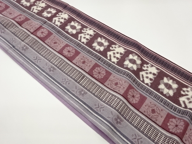 JAPANESE FUKURO OBI / TSUMUGI / WOVEN ABSTRACT